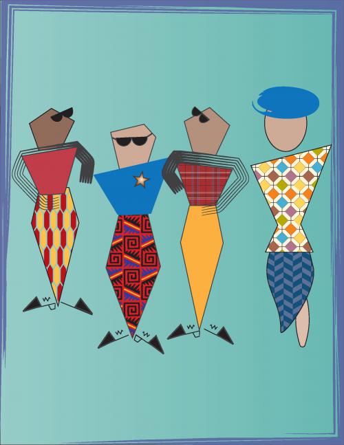 איור דיגיטלי - תצוגת אופנה